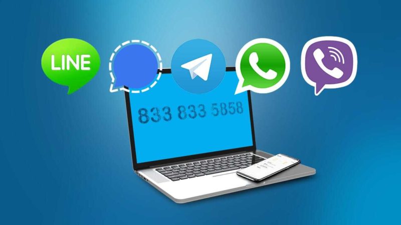 Как настроить Signal, Telegram, WhatsApp и Line с виртуальным номером.