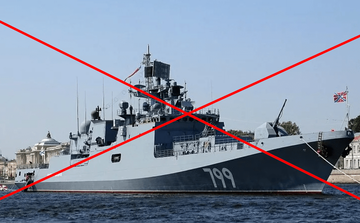 Адмирал Макаров. ВСУ ракетами Нептун подбили новейший фрегат ЧФ РФ (ФОТО, ВИДЕО)
