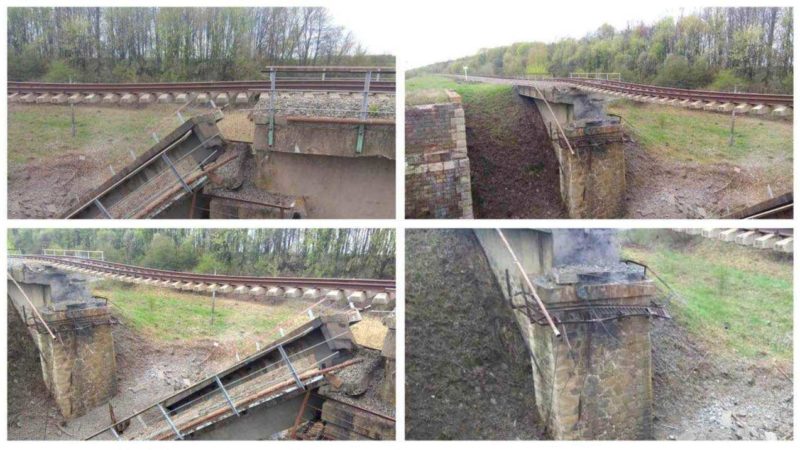 В Курской области повредили ж/д-мост, по которому перебрасывали войска в Украину. Губернатор сообщил о диверсии