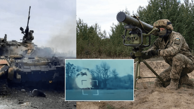 Под Изюмом один расчет »Стугны-П» за 3 минуты уничтожил 4 единицы вражеской бронетехники: яркое видео