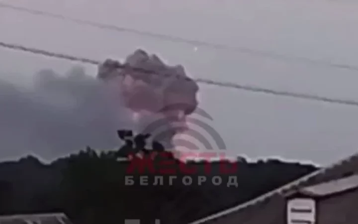В Белгородской области горит склад с боеприпасами