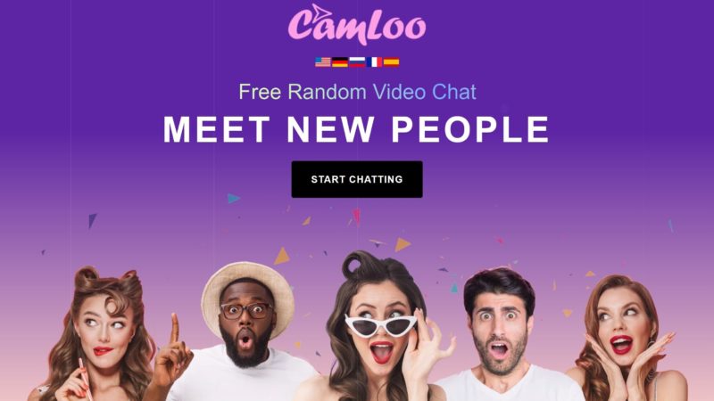 Анонимный видеочат Camloo. Как зарегистрироваться и начать общение?