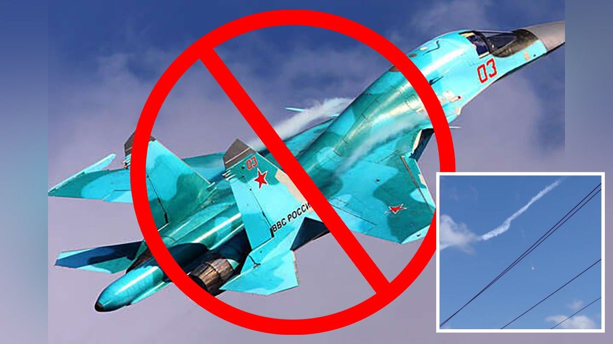 Над оккупированным Енакиево сбит российский самолет Су-34. ВИДЕО