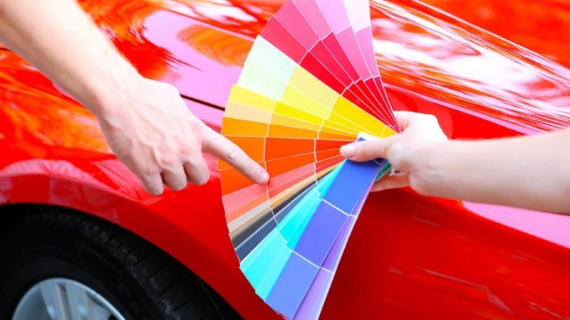 Как подобрать цвет автокраски