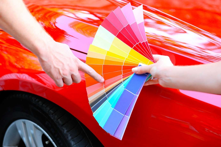 Как подобрать цвет автокраски