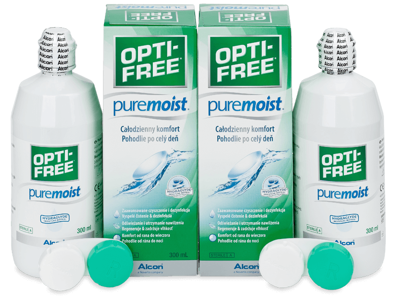OPTI-FREE PureMoist — многофункциональное решение для ухода за контактными линзами