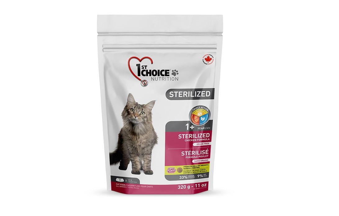 First choice — сухой корм для стерилизованных кошек