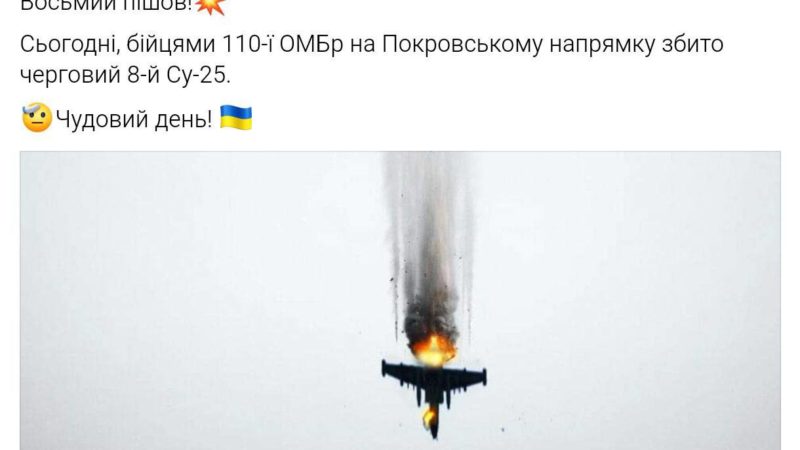110-я ОМБр: 8 сбитых Су-25 за 20 дней (ВИДЕО)