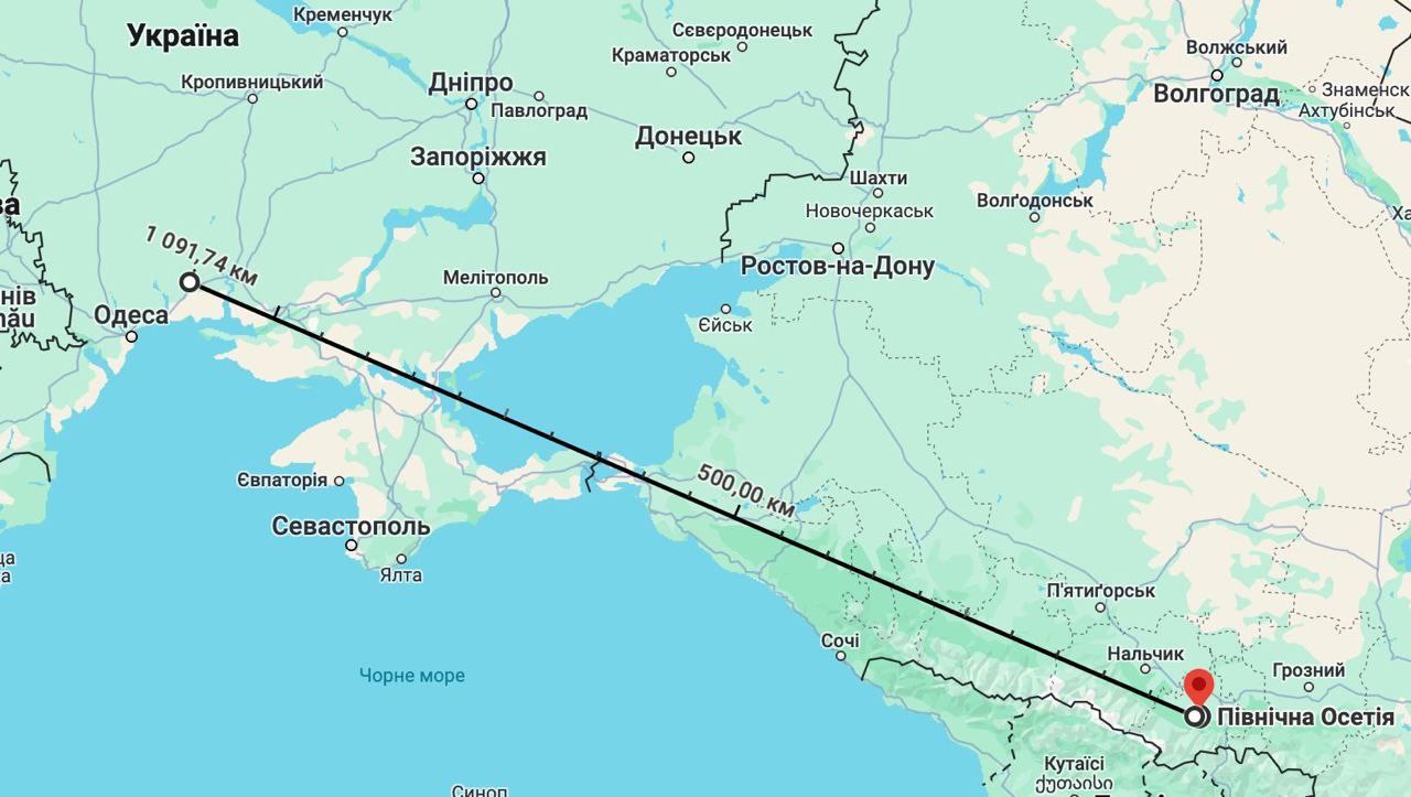 6 червня 2024 року 6 українських безпілотників атакували Моздок в Північній Осетії, росія