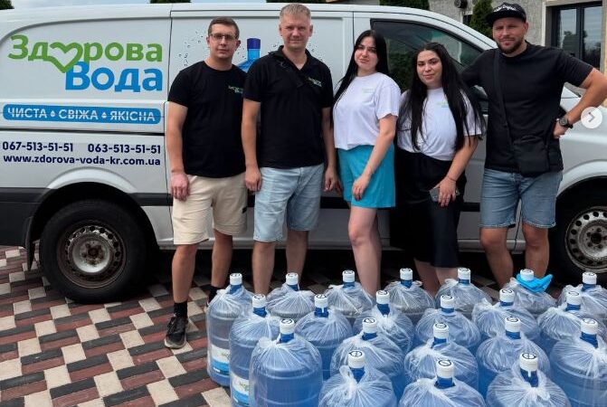 Доставка води у Кривому Розі від ТМ «Здорова Вода»