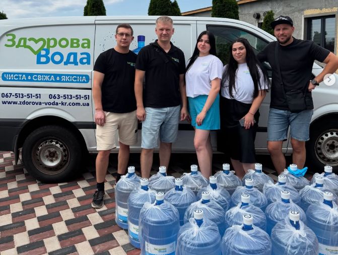 Доставка води у Кривому Розі від ТМ «Здорова Вода»