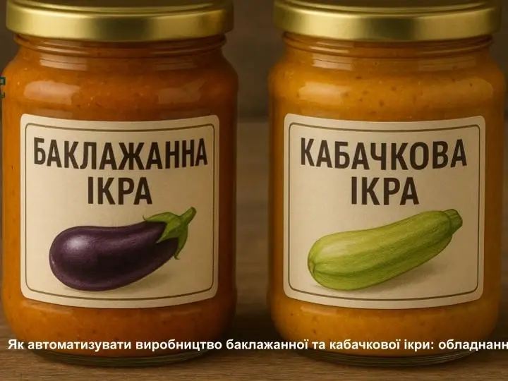 Як автоматизувати виробництво баклажанної та кабачкової ікри: обладнання STvega