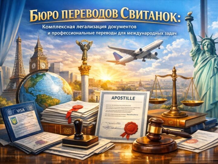 Бюро переводов Свитанок: комплексная легализация документов и профессиональные переводы для международных задач