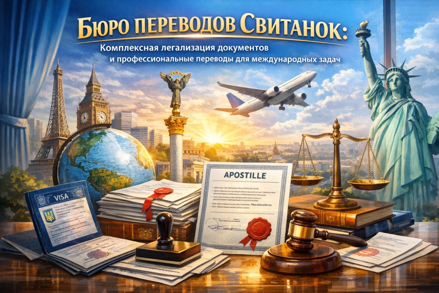 Бюро переводов Свитанок: комплексная легализация документов и профессиональные переводы для международных задач