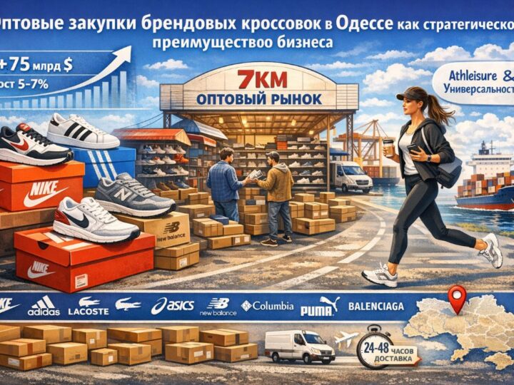 Оптовые закупки брендовых кроссовок в Одессе как стратегическое преимущество розничного бизнеса