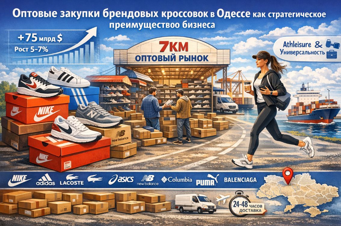Оптовые закупки брендовых кроссовок в Одессе как стратегическое преимущество розничного бизнеса