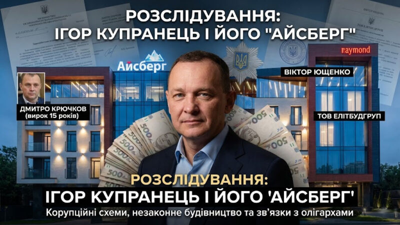 Ігор Купранець: корупційні зв’язки, «Айсберг» і мільйони доларів родини експоліцейського