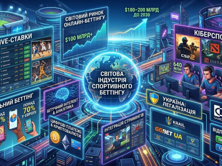 Глобальні трансформації індустрії онлайн-беттінгу та роль сучасних платформ