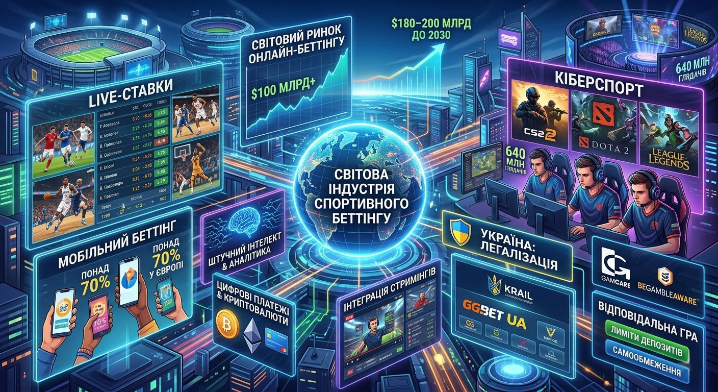 Глобальні трансформації індустрії онлайн-беттінгу та роль сучасних платформ