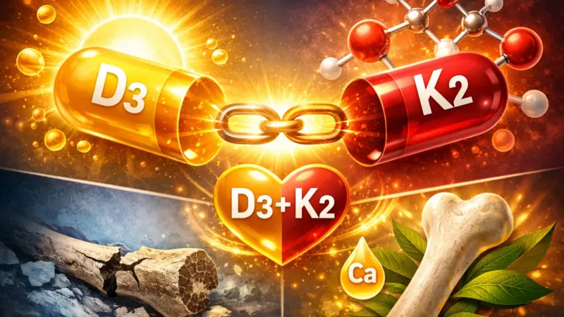 Вітамін D3 + K2: чому їх не можна приймати окремо?