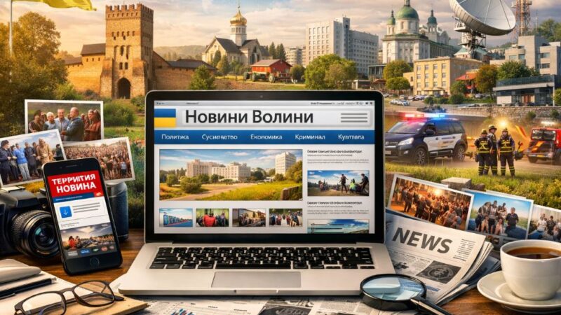 Новинний сайт Волині: головні події, новини Луцька та області онлайн
