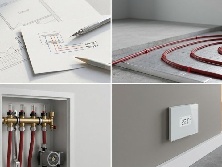 Проектування теплої підлоги: від розрахунку до запуску системи