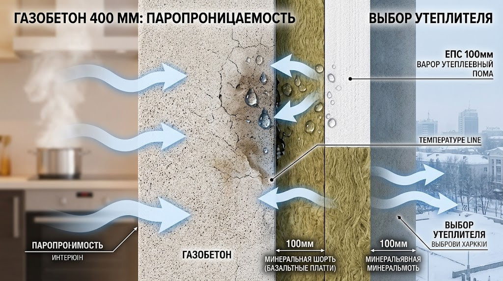 Чем лучше утеплить дом из газоблока: сравнение материалов