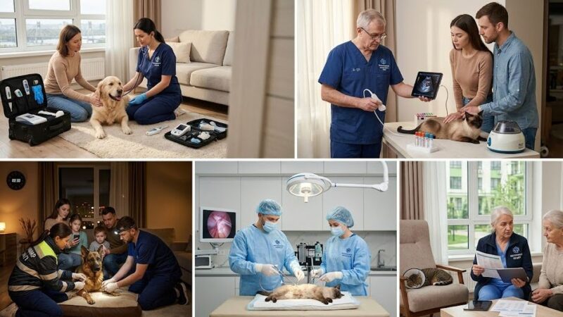 Современная ветеринарная помощь на дому в Киеве: как меняется подход к лечению животных