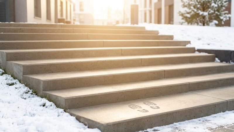 Обігрів сходів і доріжок: як позбутися льоду взимку