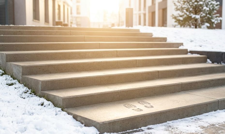 Обігрів сходів і доріжок: як позбутися льоду взимку