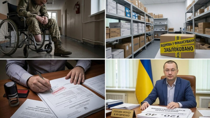 Віталій Музиченко під прицілом: тіньові схеми на комплектуючих для протезів