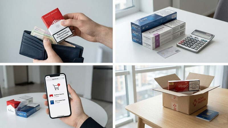 Де купити сигарети дешево онлайн — блоки, ZIP-пакети та Duty Free