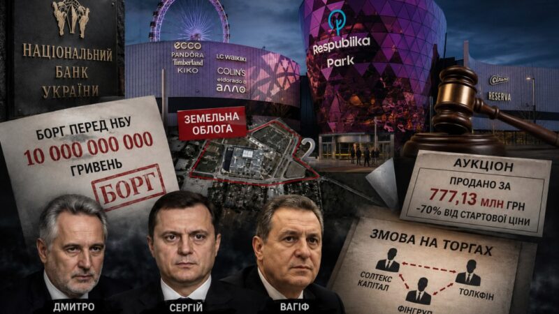 Хто є власником ТРЦ Respublika Park? Тіньовий дерибан на мільярди: як Хомутиннік, Фірташ та Портнов прокрутили приватизаційну аферу