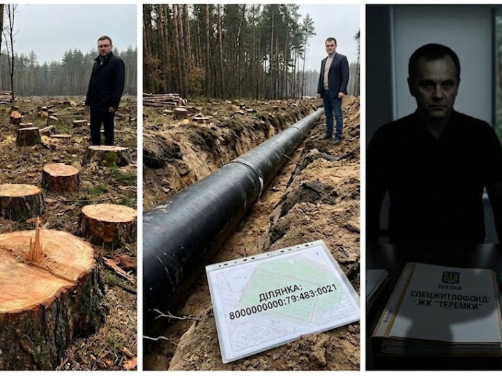 Денис Комарницький, Семен Кривонос, Володимир Шарій та «Спецжитлофонд»: як під носом у НАБУ знищують 9 гектарів лісопарку на Теремках