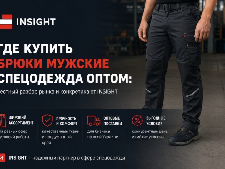Где купить брюки мужские спецодежда оптом: честный разбор рынка и конкретика от INSIGHT